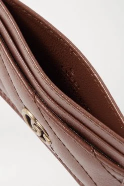 GUCCI GG Marmont Kartenetui Aus Gestepptem Leder ,Braun -Gucci Verkäufe w920 q60 3050