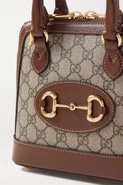 GUCCI Horsebit 1955 Mini Tote Aus Beschichtetem Canvas Mit Print Und Lederbesätzen ,Beige 9 GUCCI Horsebit 1955 Mini Tote Aus Beschichtetem Canvas Mit Print Und Lederbesätzen ,Beige -Gucci Verkäufe w920 q60 3078