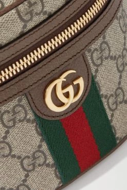 GUCCI Ophidia Kosmetiktasche Aus Beschichtetem Canvas Mit Print Und Besätzen Aus Strukturiertem Leder ,Beige -Gucci Verkäufe w920 q60 3099