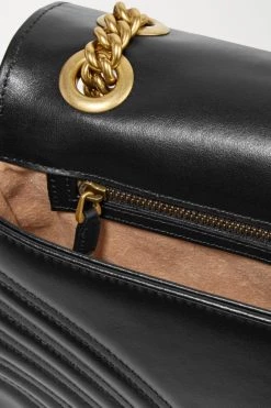 GUCCI GG Marmont Kleine Schultertasche Aus Gestepptem Leder ,Schwarz -Gucci Verkäufe w920 q60 3105