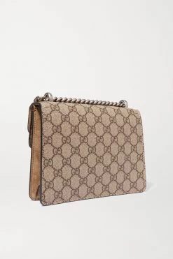 GUCCI Dionysus Mini Schultertasche Aus Beschichtetem Canvas Und Veloursleder Mit Print ,Beige -Gucci Verkäufe w920 q60 3109