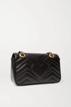 GUCCI GG Marmont Schultertasche Aus Gestepptem Leder ,Schwarz -Gucci Verkäufe w920 q60 3147