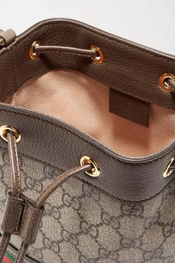 GUCCI Ophidia Mini Beuteltasche Aus Beschichtetem Canvas Mit Print Und Besatz Aus Strukturiertem Leder ,Braun 9 GUCCI Ophidia Mini Beuteltasche Aus Beschichtetem Canvas Mit Print Und Besatz Aus Strukturiertem Leder ,Braun -Gucci Verkäufe w920 q60 3163