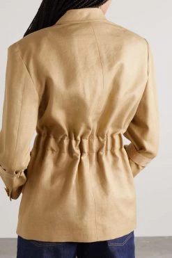 GUCCI Blazer Aus Crêpe ,Braun -Gucci Verkäufe w920 q60 319