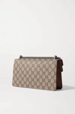 GUCCI Dionysus Kleine Schultertasche Aus Beschichtetem Canvas Mit Print Und Veloursleder ,Taupe -Gucci Verkäufe w920 q60 3194