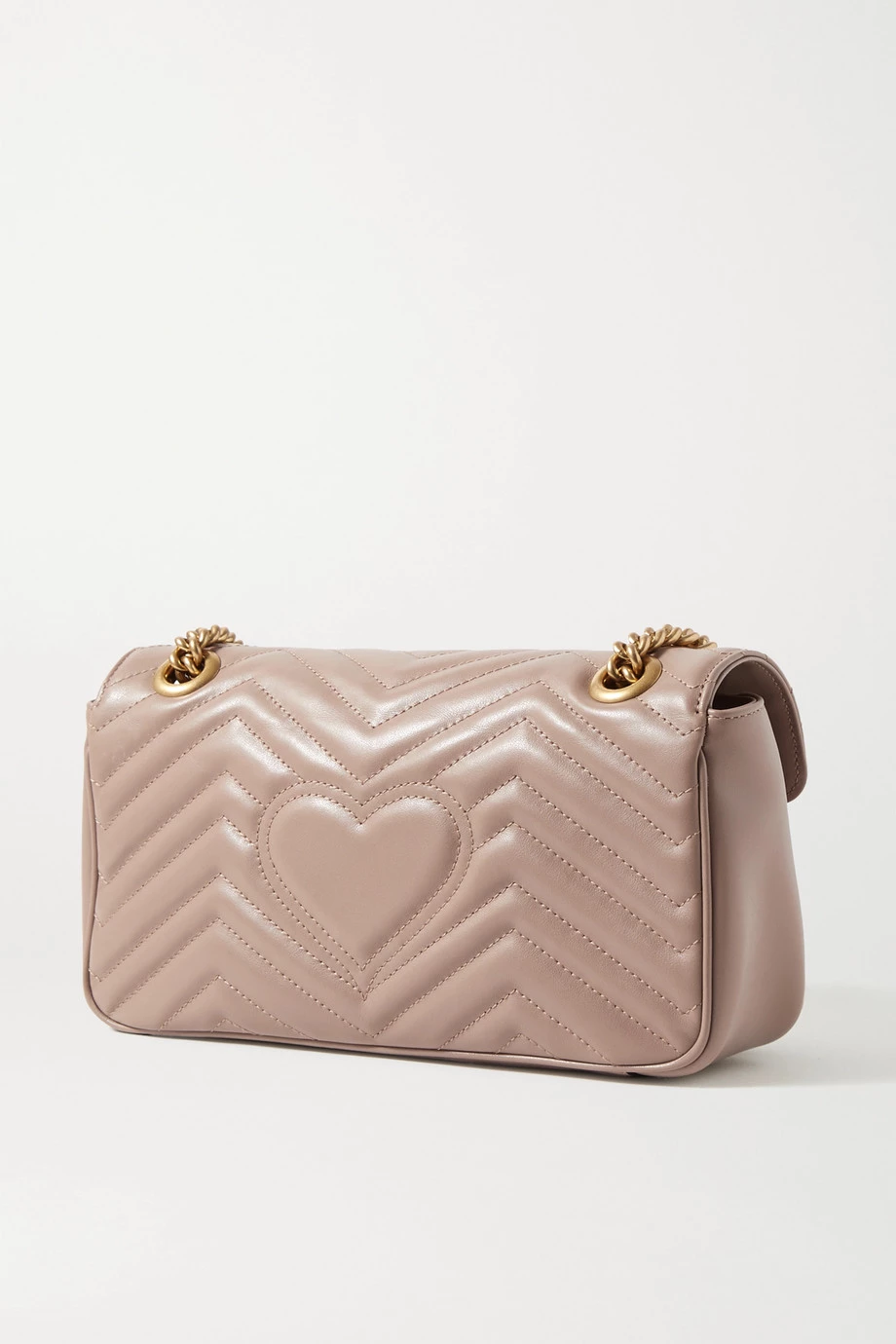 GUCCI GG Marmont Kleine Schultertasche Aus Gestepptem Leder ,Altrosa 3 GUCCI GG Marmont Kleine Schultertasche Aus Gestepptem Leder ,Altrosa – Bild 3