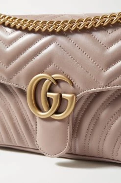 GUCCI GG Marmont Kleine Schultertasche Aus Gestepptem Leder ,Altrosa 8 GUCCI GG Marmont Kleine Schultertasche Aus Gestepptem Leder ,Altrosa -Gucci Verkäufe w920 q60 3205