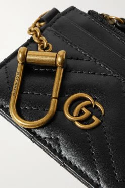 GUCCI GG Marmont Kartenetui Aus Gestepptem Leder ,Schwarz -Gucci Verkäufe w920 q60 3221