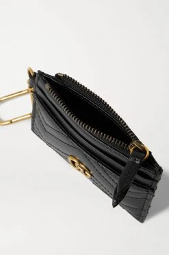 GUCCI GG Marmont Kartenetui Aus Gestepptem Leder ,Schwarz -Gucci Verkäufe w920 q60 3222