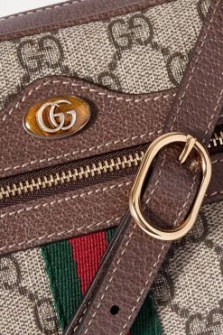 GUCCI Ophidia Kleine Kameratasche Aus Beschichtetem Canvas Mit Print Und Lederbesätzen ,Beige -Gucci Verkäufe w920 q60 3235