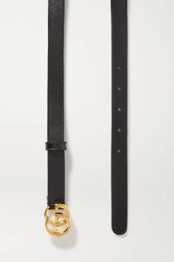 GUCCI Gürtel Aus Leder ,Schwarz -Gucci Verkäufe w920 q60 3243