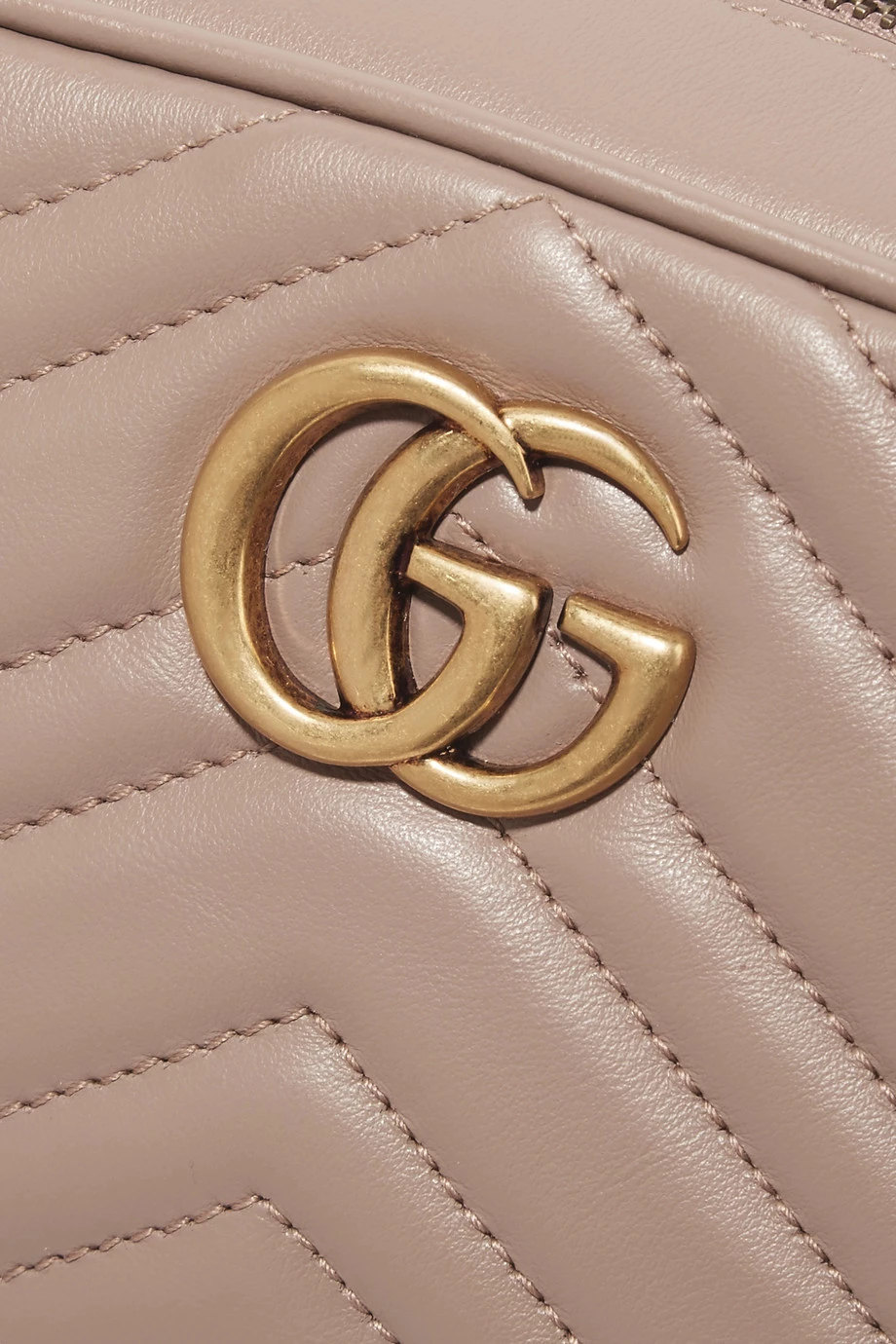 GUCCI GG Marmont Camera Mini Schultertasche Aus Gestepptem Leder ,Altrosa 4 GUCCI GG Marmont Camera Mini Schultertasche Aus Gestepptem Leder ,Altrosa – Bild 4