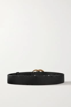 GUCCI Gürtel Aus Leder ,Schwarz -Gucci Verkäufe w920 q60 3258