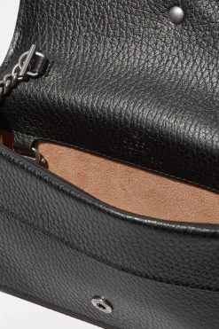 GUCCI + NET SUSTAIN Dionysus Super Mini Schultertasche Aus Strukturiertem Leder ,Schwarz -Gucci Verkäufe w920 q60 3263