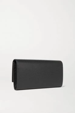 GUCCI + NET SUSTAIN Portemonnaie Aus Strukturiertem Leder ,Schwarz -Gucci Verkäufe w920 q60 3281