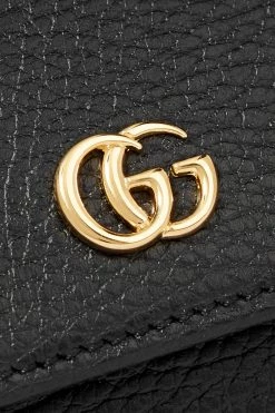 GUCCI + NET SUSTAIN Portemonnaie Aus Strukturiertem Leder ,Schwarz -Gucci Verkäufe w920 q60 3282