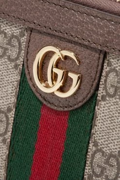 GUCCI Ophidia Bedrucktes Portemonnaie Aus Beschichtetem Canvas Mit Besatz Aus Strukturiertem Leder ,Beige -Gucci Verkäufe w920 q60 3287