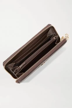 GUCCI Ophidia Bedrucktes Portemonnaie Aus Beschichtetem Canvas Mit Besatz Aus Strukturiertem Leder ,Beige -Gucci Verkäufe w920 q60 3288