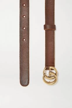 GUCCI Gürtel Aus Leder ,Braun -Gucci Verkäufe w920 q60 3291