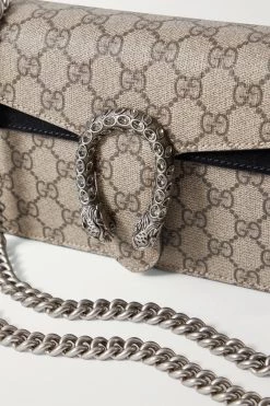 GUCCI Dionysus Kleine Schultertasche Aus Beschichtetem Canvas Mit Print Und Veloursleder ,Beige -Gucci Verkäufe w920 q60 3295