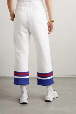 GUCCI Love Parade Jogginghose Aus Baumwoll-Jersey Mit Streifen Und Applikation ,Weiß 7 GUCCI Love Parade Jogginghose Aus Baumwoll-Jersey Mit Streifen Und Applikation ,Weiß -Gucci Verkäufe w920 q60 351