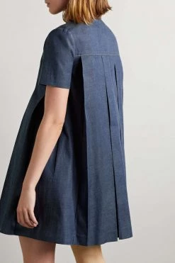 GUCCI Love Parade Mini-Jeanskleid Mit Falten Und „Horsebit“-Details ,Dunkler Denim 7 GUCCI Love Parade Mini-Jeanskleid Mit Falten Und „Horsebit“-Details ,Dunkler Denim -Gucci Verkäufe w920 q60 377