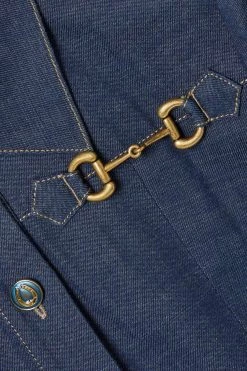 GUCCI Love Parade Mini-Jeanskleid Mit Falten Und „Horsebit“-Details ,Dunkler Denim 8 GUCCI Love Parade Mini-Jeanskleid Mit Falten Und „Horsebit“-Details ,Dunkler Denim -Gucci Verkäufe w920 q60 378