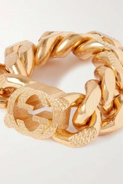 GUCCI Goldfarbener Ring -Gucci Verkäufe w920 q60 383