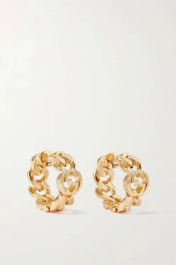 GUCCI Goldfarbene Creolen