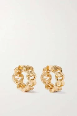 GUCCI Goldfarbene Creolen -Gucci Verkäufe w920 q60 386