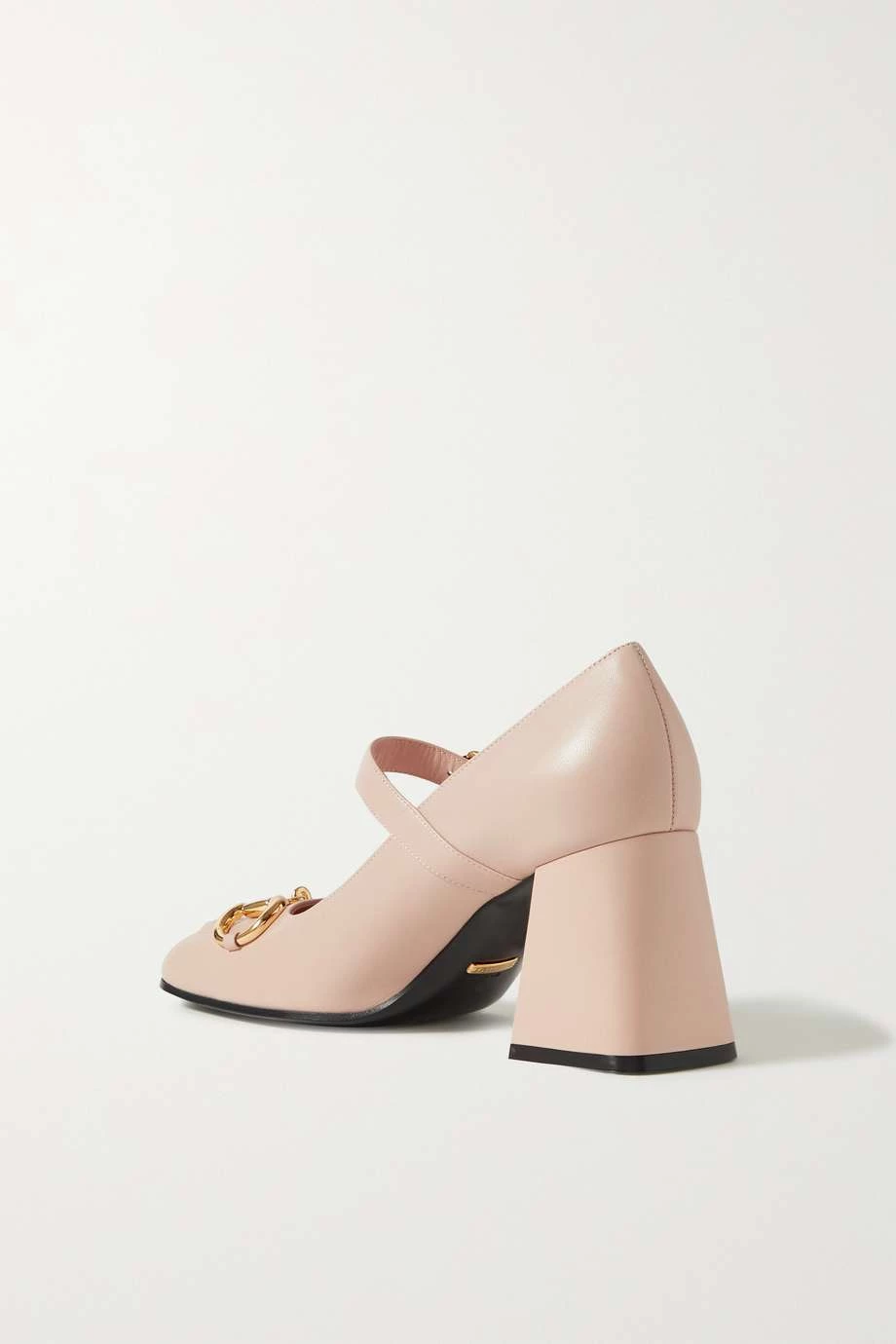 GUCCI Baby Pumps Aus Leder Mit Horsebit-Detail ,Neutral 3 GUCCI Baby Pumps Aus Leder Mit Horsebit-Detail ,Neutral – Bild 3