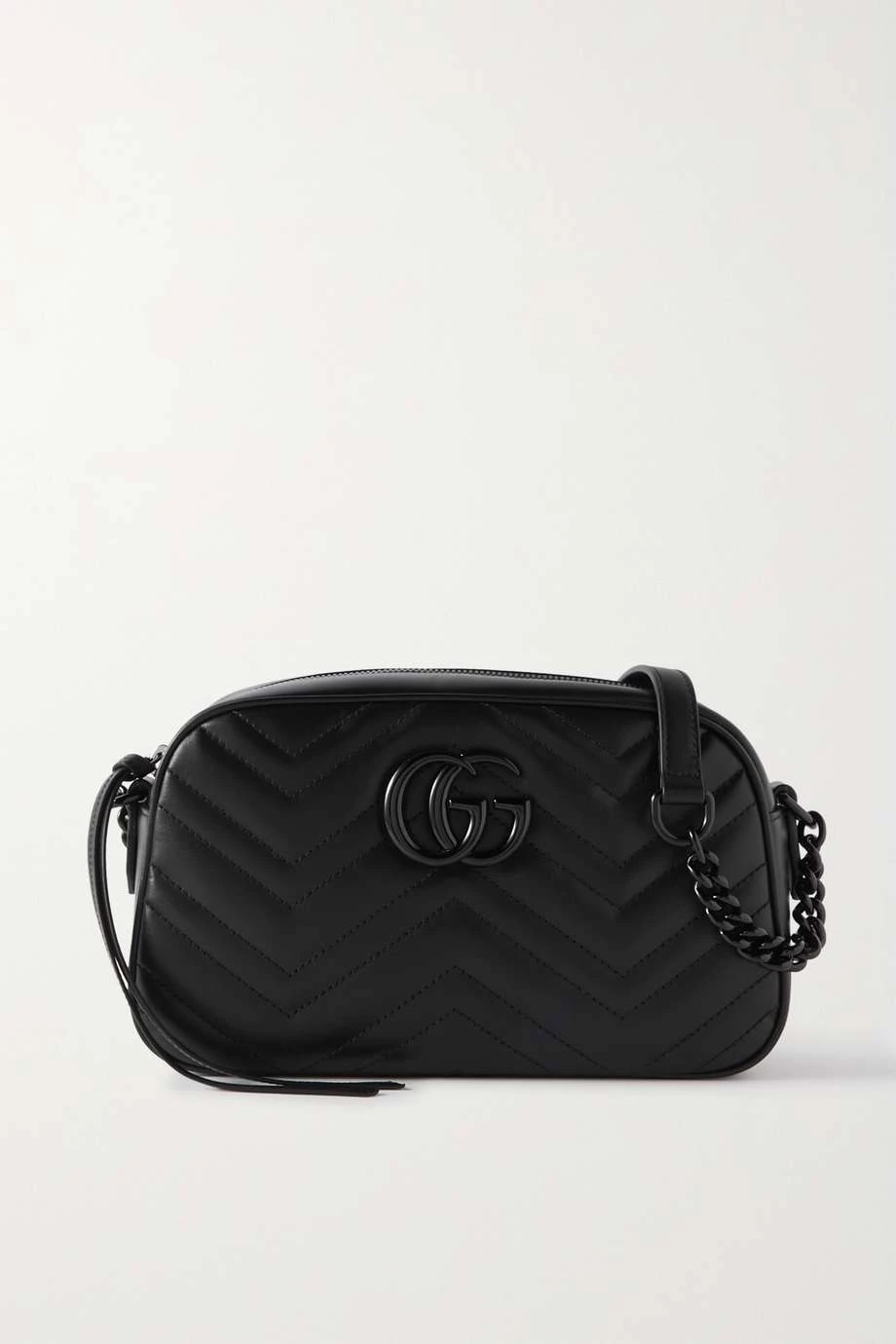 GUCCI GG Marmont Camera 2.0 Mini Schultertasche Aus Gestepptem Leder ,Schwarz 1 GUCCI GG Marmont Camera 2.0 Mini Schultertasche Aus Gestepptem Leder ,Schwarz