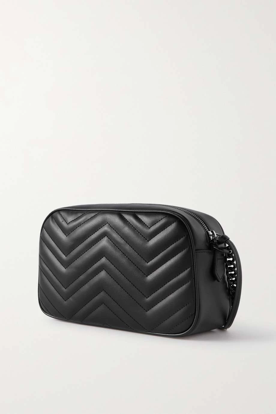 GUCCI GG Marmont Camera 2.0 Mini Schultertasche Aus Gestepptem Leder ,Schwarz 3 GUCCI GG Marmont Camera 2.0 Mini Schultertasche Aus Gestepptem Leder ,Schwarz – Bild 3