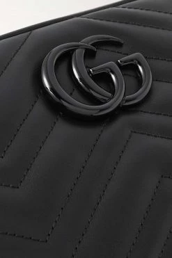 GUCCI GG Marmont Camera 2.0 Mini Schultertasche Aus Gestepptem Leder ,Schwarz 8 GUCCI GG Marmont Camera 2.0 Mini Schultertasche Aus Gestepptem Leder ,Schwarz -Gucci Verkäufe w920 q60 415