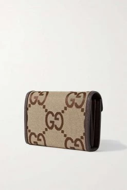GUCCI Dionysus Jumbo GG Schultertasche Aus Canvas Mit Jacquard-Muster Und Lederbesätzen ,Camel -Gucci Verkäufe w920 q60 419