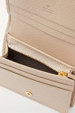 GUCCI Horsebit 1955 Portemonnaie Aus Beschichtetem Canvas Mit Print Und Lederbesätzen ,Weiß -Gucci Verkäufe w920 q60 427