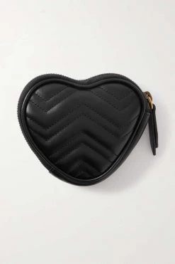 GUCCI GG Marmont 2.0 Münzbeutel Aus Gestepptem Leder ,Schwarz -Gucci Verkäufe w920 q60 430