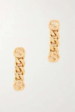 GUCCI Goldfarbene Ohrringe ,Undefiniert