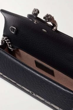 GUCCI Dionysus Super Mini Schultertasche Aus Beschichtetem Canvas Mit Lederbesätzen Und Print ,Navy -Gucci Verkäufe w920 q60 441