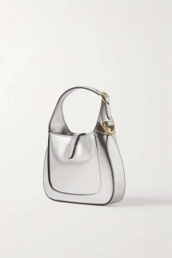 GUCCI Jackie Mini Schultertasche Aus Metallic-Leder Mit Verzierung ,Silber 8 GUCCI Jackie Mini Schultertasche Aus Metallic-Leder Mit Verzierung ,Silber -Gucci Verkäufe w920 q60 445