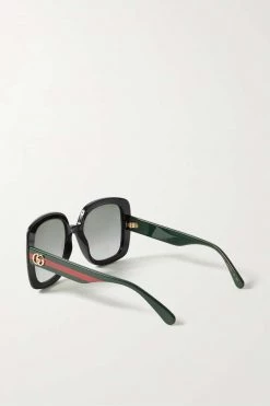 GUCCI EYEWEAR Oversized-Sonnenbrille Mit Eckigem Rahmen Aus Azetat ,Schwarz -Gucci Verkäufe w920 q60 455