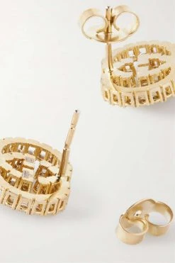 GUCCI GG Goldfarbene Ohrringe Mit Kristallen Und Kunstperlen 6 GUCCI GG Goldfarbene Ohrringe Mit Kristallen Und Kunstperlen -Gucci Verkäufe w920 q60 464