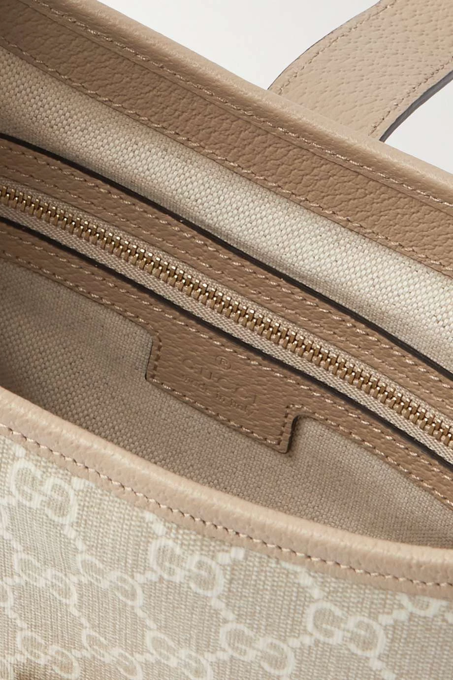 GUCCI Jackie 1961 Kleine Schultertasche Aus Beschichtetem Canvas Und Leder ,Beige 5 GUCCI Jackie 1961 Kleine Schultertasche Aus Beschichtetem Canvas Und Leder ,Beige – Bild 5