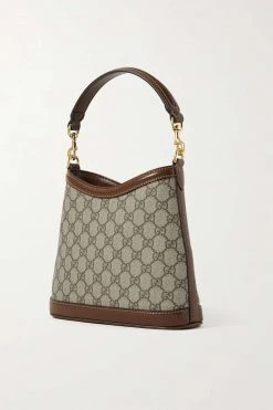 GUCCI GG Supreme Schultertasche Aus Beschichtetem Canvas Mit Print Und Lederbesätzen ,Braun -Gucci Verkäufe w920 q60 53