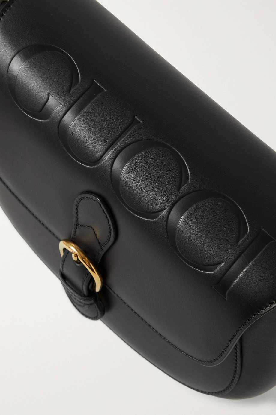 GUCCI Schultertasche Aus Leder Mit Prägung ,Schwarz 4 GUCCI Schultertasche Aus Leder Mit Prägung ,Schwarz – Bild 4