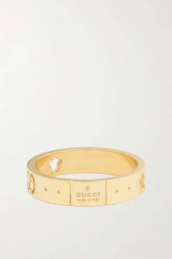 GUCCI Icon Ring Aus 18 Karat Gold -Gucci Verkäufe w920 q60 588