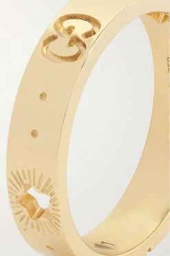 GUCCI Icon Ring Aus 18 Karat Gold -Gucci Verkäufe w920 q60 589