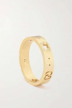 GUCCI Icon Ring Aus 18 Karat Gold -Gucci Verkäufe w920 q60 590