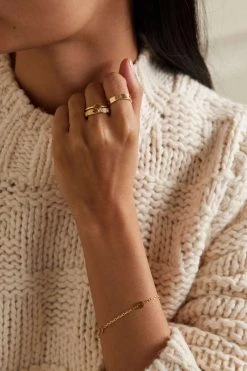 GUCCI Icon Ring Aus 18 Karat Gold -Gucci Verkäufe w920 q60 591