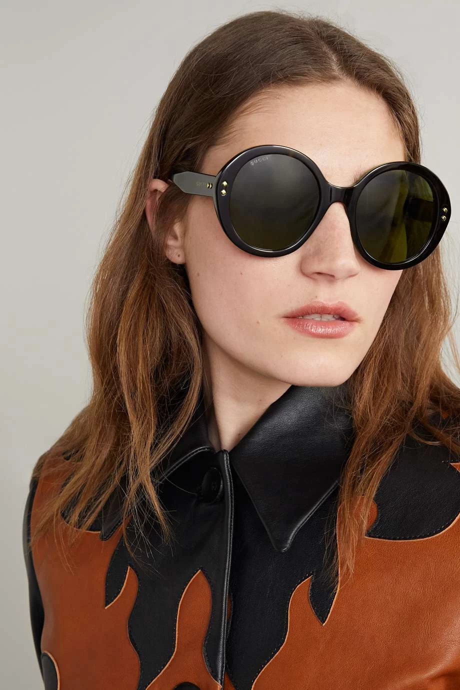 GUCCI EYEWEAR Nouvelle Vague Oversized-Sonnenbrille Mit Rundem Rahmen Aus Azetat ,Braun 2 GUCCI EYEWEAR Nouvelle Vague Oversized-Sonnenbrille Mit Rundem Rahmen Aus Azetat ,Braun – Bild 2